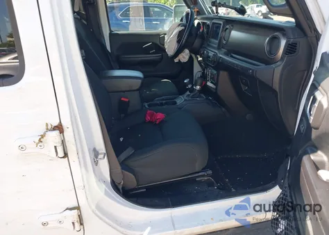 2021 Jeep Wrangler Unlimited Sport S 4X4 из США, поврежденный, VIN 1C4HJXDG2MW540369